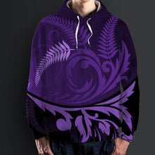 Load image into Gallery viewer, New Zealand Silver Fern Hoodie Purple
