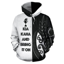 Load image into Gallery viewer, Kia Kaha And Bring It On Hoodie | New Zealand Rugby Hoodie