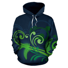 Load image into Gallery viewer, New Zealand Silver Fern Hoodie Green