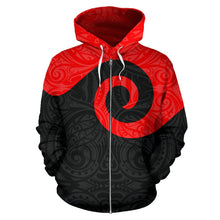 Load image into Gallery viewer, Koru New Zealand Zip Up Hoodie