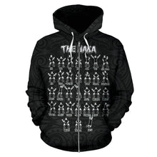 Load image into Gallery viewer, New Zealand Rugby Haka Dance Zip Up Hoodie