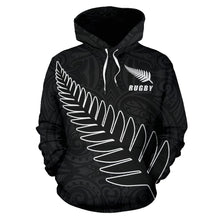 Load image into Gallery viewer, Silver Fern Rugby Hoodie