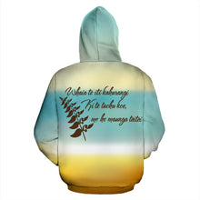 Load image into Gallery viewer, New Zealand Hoodie Maori Proverb  by ByDesignByus for Men and Women