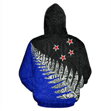 Load image into Gallery viewer, New Zealand Silver Fern  Pullover Zip Up Hoodie 02