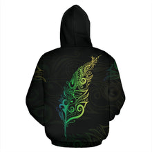 Load image into Gallery viewer, Light Silver Fern New Zealand   Hoodie by ByDesignByus for Men and Women