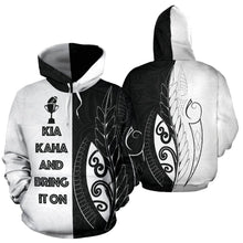 Load image into Gallery viewer, Kia Kaha And Bring It On Hoodie