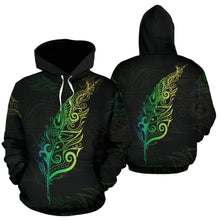 Load image into Gallery viewer, Light Silver Fern New Zealand   Hoodie by ByDesignByus for Men and Women