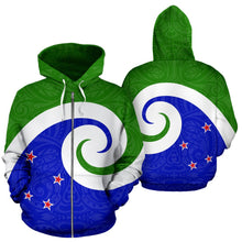 Load image into Gallery viewer, New Zealand Koru Zip Up Hoodie